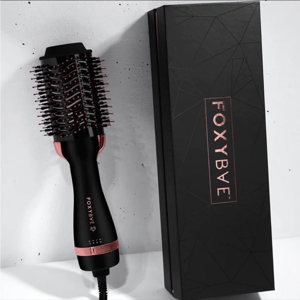 Foxybae Rose Gold Blowout Brush Hair Dryer